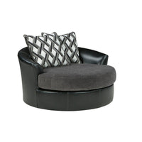 Kumasi Oversized Swivel Accent Chair-Jennifer Furniture