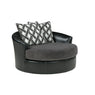 Kumasi Oversized Swivel Accent Chair