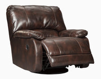 Hallettsville Swivel Glider Recliner-Jennifer Furniture