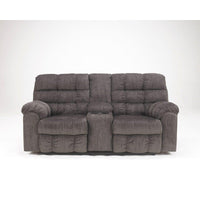 Acieona Reclining Loveseat With Console-Jennifer Furniture