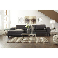 Nokomis Chaise Sectional-Jennifer Furniture