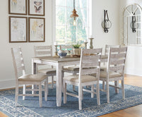 Skempton Dining Room Table and Chairs (Set of 7)