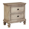 Damian Two Drawer Night Stand