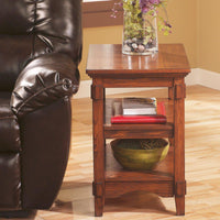 Cross Island Chairside End Table-Jennifer Furniture