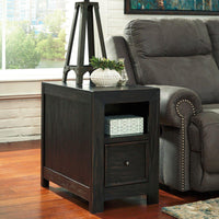 Gavelston Chairside End Table-Jennifer Furniture