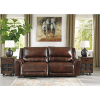 Catanzaro Living Room Set in Mahogany-Jennifer Furniture