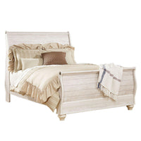 Willowton Sleigh Bed-Jennifer Furniture