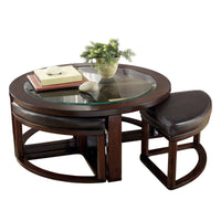 Marion Coffee Table with Stools-Jennifer Furniture